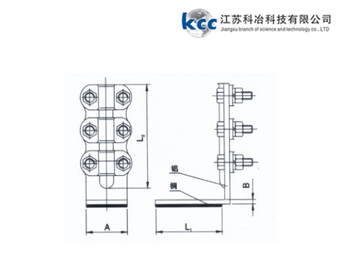 南京螺栓型铜铝过渡设备线夹